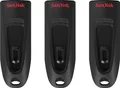 Produktbild: SanDisk Ultra - USB-Flash-Laufwerk - 64 GB - USB 3.0 (Packung mit 3)