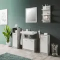 Produktbild: Veriaffari.it - Weißes Badezimmerset Aus Madeira-beton
