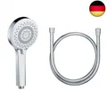 Produktbild: KLUDI-X1 Universal Duschkopf mit Schlauch, Duschbrause optional wassersparend