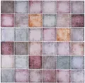 Produktbild: Glasmosaik Mosaikfliesen rose braun lila Wand Fliesenspiegel Küche Bad - MOS88-0412