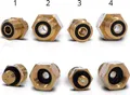 Produktbild: PELMOS Gasanschluss Adapter I 4 teiliges Gasflaschen Adapter - Set für das EU-Ausland I Zum Anschluss von Druckreglern an ausländischen Gasflaschen