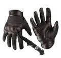 Produktbild: Mil-Tec Lederhandschuhe Security Schnittschutz Handschuhe mit Knöchelschutz schwarz Schnitthemmend
