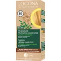 Produktbild: LOGONA Naturkosmetik Pflegende pflanzliche Haarfarbe, Veganes Haarfarbe-Pulver mit Bio-Henna für intensive Farbe und Glanz, Pflanzenhaarfarbe in Goldblond (Blond), 1 x 100g