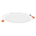 Produktbild: LEDVANCE LED SPOT INTEGRATED SLIM Ø22,5cm, Einbaustrahler Spot für sämtliche Innenbereiche, 22W, Farbtemperatur 4000K, 2400 Lumen, 240V, flaches modernes Design, inkl. Klemmvorrichtung, weiß