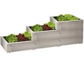 Produktbild: JUWEL Hochbeet Timber PFLANZTREPPE, 3-stufiges Treppenhochbeet