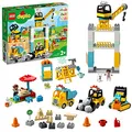 Produktbild: LEGO 10933 DUPLO Town Große Baustelle mit Licht und Ton