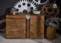 Produktbild: MASSIVMOEBEL24 Sideboard Mango 115x45x75 braun lackiert Amsterdam #09
