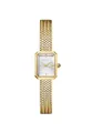 Produktbild: Rosefield Mini Octagon Damenuhr – Gold Mesharmband – Damen Uhr mit Weißem Zifferblatt – Edelstahl – Eleganter Alltag Luxus