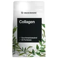 Produktbild: natural elements Collagen Pulver – Kollagen Hydrolysat Peptide – Kollagen Typ 1 und 3 – Neutral