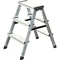 Produktbild: Krause Aluminium Doppel-Klapptritt kl (Trittleiter, 42 cm) (126030)