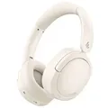 Produktbild: Edifier V80 Hybrid Kopfhörer mit aktiver Geräuschunterdrückung, Echtes drahtloses Over-Ear-Bluetooth Kopfhörer Hi-Res Aud - Elfenbein