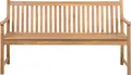 Produktbild: BELIANI Gartenbank hellbraun Akazienholz 160 cm Landhaus Stil