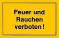 Produktbild: Verbotsschilder Feuer und Rauchen verbot