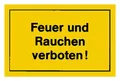 Produktbild: Adco Verbotsschilder Feuer und Rauchen verbot