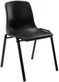 Produktbild: CLP Stapelstuhl Nowra, Kunststoff-Sitz mit Rückenlehne, Metallgestell