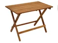 Produktbild: DEGAMO Klapptisch Beistelltisch Dana 90x52x65cm, Massivholz Akazie geölt