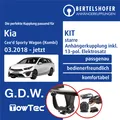Produktbild: Für KIA Cee'd Sporty Wagon Typ CD 03.2018-jetzt AHK starr +13pol spez E-Satz TOP