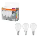 Produktbild: 3er Pack Osram E14 LED Leuchtmittel matt 4W wie 40W warmweisses Licht - blendreduziert