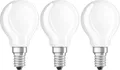Produktbild: OSRAM HOMELIGHTING 4058075819399 LED EEK E (A - G) E14 Tropfenform 4.2 W = 40 W Warmweiß (Ø x L) 45 mm x 84 mm Filament 3 St.