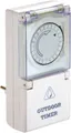Produktbild: AS Schwabe 24031 Steckdosen-Zeitschaltuhr analog Tagesprogramm 3500W IP44