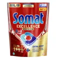 Produktbild: Henkel AG & Co. KGaA Somat Excellence Premium 5in1 Spülmaschinen Caps, Schnellauflösende Caps aus Pulver und 4 festen Gelkammern , 1 Packung = 42 Caps SCP5X