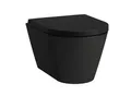 Produktbild: LAUFEN Kartell Wand-Tiefspül-WC H8203337160001 schwarz matt, spülrandlos, Form innen rund
