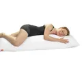 Produktbild: sleepling Seitenschläferkissen 40 x 200 cm, Body Pillow, langes Kissen mit Bezug aus 100 % Softer Mikrofaser, Schlafkissen Seitenschläfer, Füllmengengarantie, 60 Grad waschbar, Ökotex
