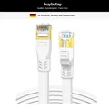 Produktbild: DDMALL LAN Kabel CAT 8, Hochgeschwindigkeit 40Gbps, 0,5m, Weiß