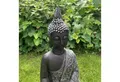 Produktbild: K&L Wall Art Buddhafigur Thai Buddha Statue Kunststein Beton Feng Shui Deko große Steinfigur (1, Gartenfigur), Wellness Gartendeko 45cm