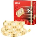 Produktbild: Brilo LED-Strip Kabelschalter Warmweiß 3.000 K Kürzbar Schwarz 5 m
