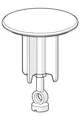 Produktbild: HANSA Stopfen Ablaufgarnitur HANSA d 63 mm Chrom 59902021