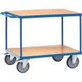 Produktbild: Fetra Tischwagen 2402, aus Metall und Holz, mit 2 Etagen, Tragkraft 600kg, 1000 x 700mm
