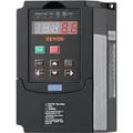 Produktbild: VEVOR Frequenzumrichter VFD 1 PS, 0,75 kW, 3,5 A, 1- oder 3-phasiger 220-V-Eingang auf 3-phasigen 220-V-Ausgang, 40–60 Hz Eingang, 0–400 Hz Ausgang, VFD für Spindelmotor-CNC-Drehzahlregelung