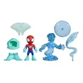 Produktbild: Marvel Spidey und Seine Super-Freunde – Water-Webs Spidey & Hydro-Man Actionfiguren 7,6 cm – Mit abnehmbaren Wasser-Accessoires – Seriengetreues Design – Spielzeug ab 3 Jahren