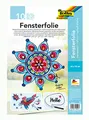 Produktbild: folia 450500 - Fensterfolie farblos, selbsthaftend, ca. 50 x 70 cm, 10 Bogen - ideal als Vorlagebogen für Fensterbilder, Window Color