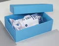 Produktbild: BUNTBOX Geschenkboxen XL 8,6 l - 34,0 x 22,0 x 11,5 cm blau 72-2