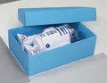 Produktbild: BUNTBOX Geschenkboxen XL 8,6 l - 34,0 x 22,0 x 11,5 cm blau