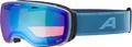 Produktbild: ALPINA ESTETICA Q-LITE - verspiegelte, kontrastverstärkende OTG Skibrille mit 100% UV-Schutz für Erwachsene - smoke-blue matt - one size