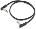 Produktbild: RockBoard Flat Patch Kabel 60 cm Mono unbalanced 6,3mm Mono Klinke Winkelstecker