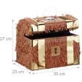 Produktbild: Relaxdays Pinata Set Schatztruhe mit Stab & Maske (1 Stück) (4052025516116)