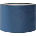 Produktbild: Lampenschirm - Velours - Blau - Textil - Ø 35cm - Light&living