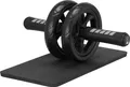 Produktbild: H&S Fitness Bauchmuskeltrainer Bauchroller - Ab Roller Rollentrainer mit extra dicker Polsterung - Bauchtrainer Bauchrolle - Abs Trainer Ab Wheel