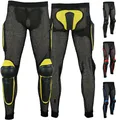 Produktbild: German Wear Protektorenhose Motorrad Motocross Skatebording Protektoren Armour XXL Gelb