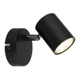 Produktbild: GLOBO LIGHTING Wandleuchte, Leuchtmittel nicht inklusive, Wandstrahler Metall schwarz matt drehbar schwenkbar H 10,5cm