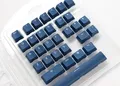 Produktbild: Ducky Navy 31-Tastenkappen-Set, Gummi-Hintergrundbeleuchtung, Double-Shot-US-Layout, mechanische Tastaturkappen