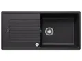 Produktbild: BLANCO ZIA XL 6 S | Granitspüle aus SILGRANIT schwarz | Einbauart: Einbau von Oben | reversibel | für 60 cm breite Unterschränke | Großes Becken | Reinigungsfreundliche Öberfläche | [100x50x20,2 cm]
