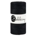 Produktbild: Bobbiny Makramee-Schnur, 3 mm, einlagig, Schwarz, 100 m