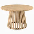 Produktbild: Riess Ambiente Runder Gartentisch KOPENHAGEN - 120cm - Natur Akazie Massivholz - Outdoor wetterfest