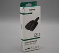 Produktbild: Hama 2-facher Zigarettenanzünder Verteiler 180°, Gelenkstecker, 12 V Schwarz NEU
