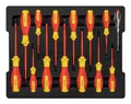 Produktbild: Bosch VDE-Set mit verschiedenen Schraubendrehern, 14-teilig - 1600A02NF9 (14 Teile)